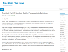 Tablet Screenshot of news.timeclockplus.com